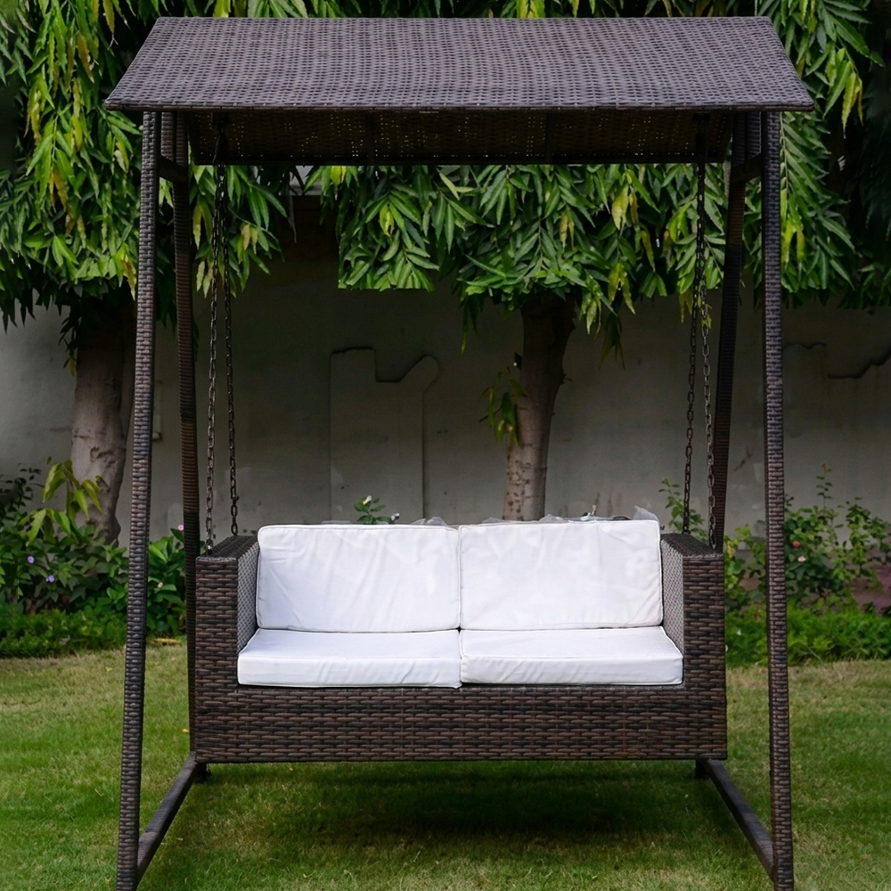 Swing 2 seater Modway Swing Outdoor Patio Lounge Chair, With Stand, - Image 1